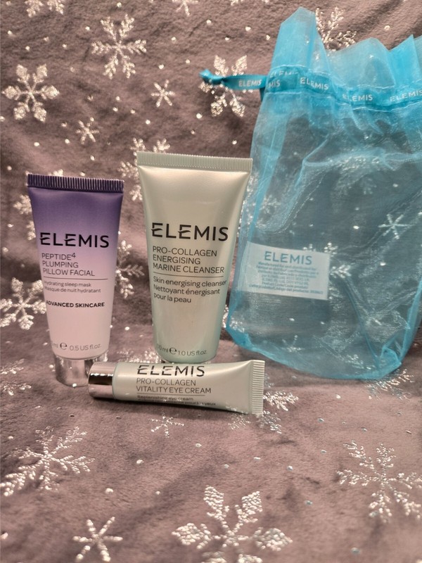 Elemis Pro-Collagen Gift Set Peptide4 , Energising Cleanser, Eye Cream NIB gallery