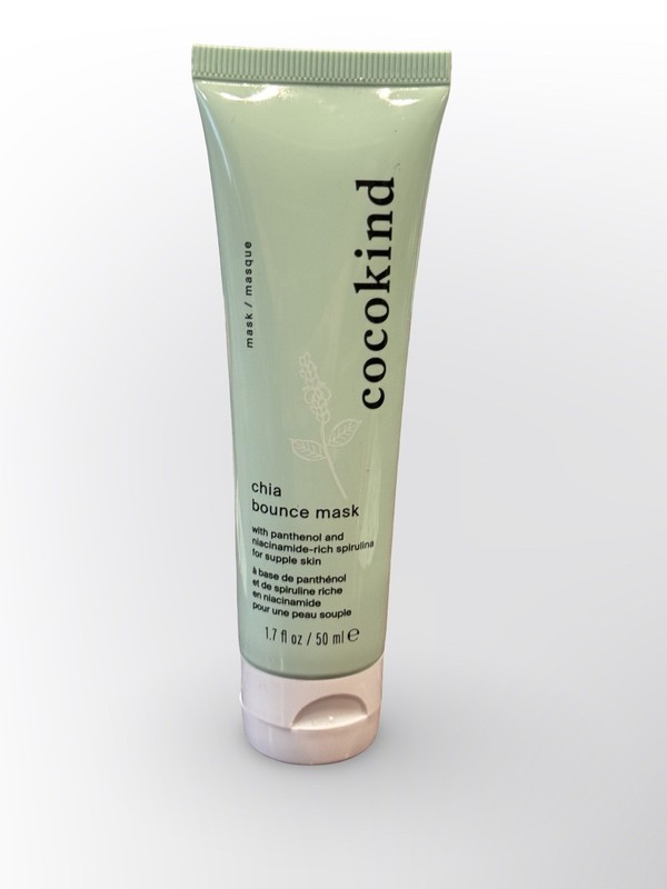 Cocokind Chia Bounce Face Mask 1.7 oz hydrating Vit B5/B3 niacinamide hyaluronic