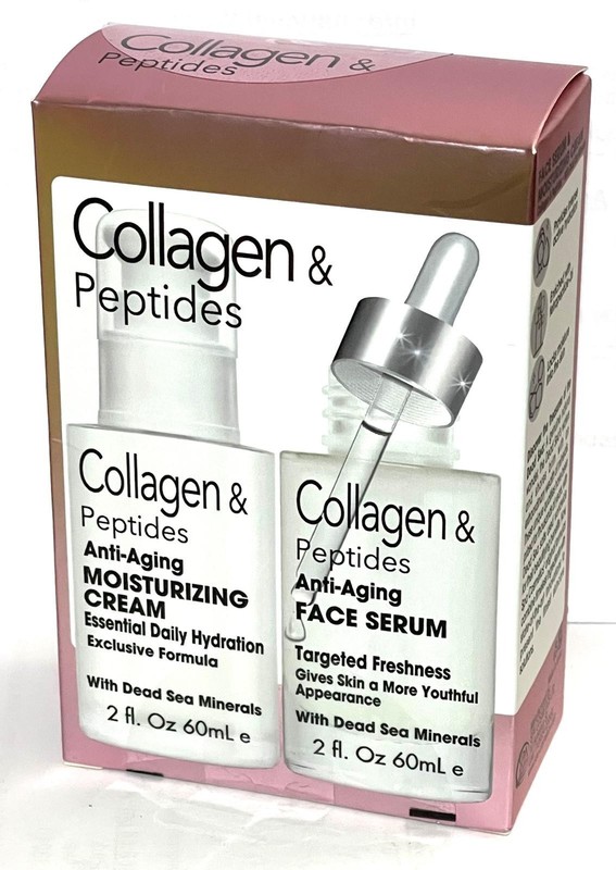Collagen & Peptides Anti-aging Moisturizing Cream & Serum by Spa Cosmetics
