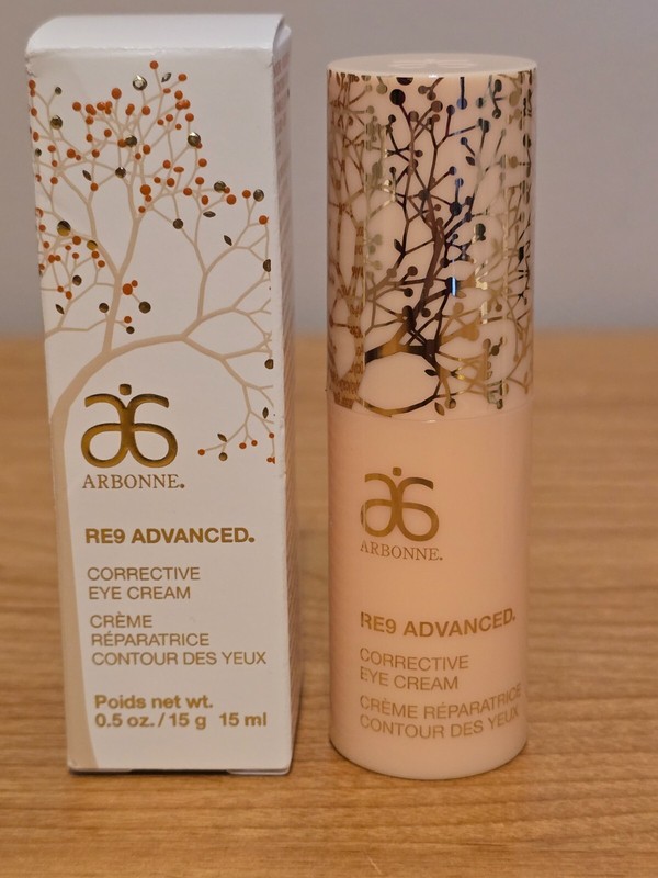 NEW Arbonne RE9 Advanced Corrective Eye Cream Full Size .5 oz 15 g 15 ml