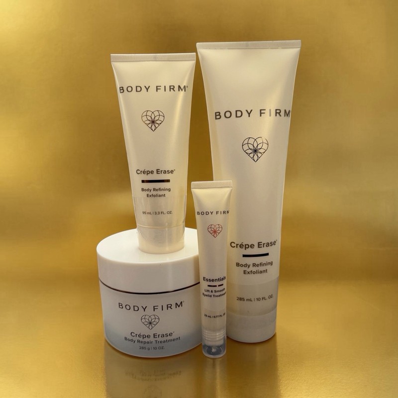 NEW~ Body Firm CREPE ERASE Repair Exfoliant Eyelid Treatment x4 LOT Anti-Aging gallery