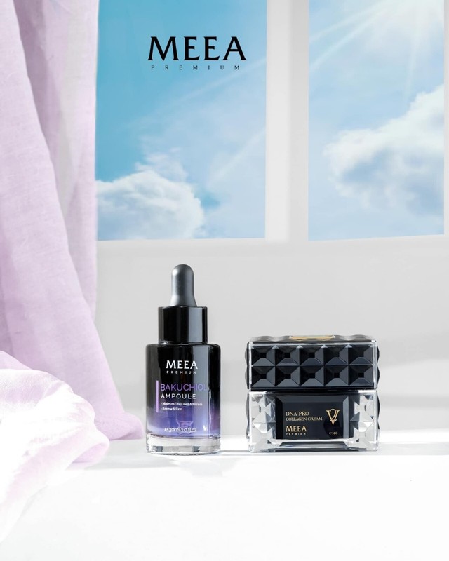 MEEA (EXP:03/2027) Original MEEA DNA Pro Collagen Cream+V2 BAKUCHIOL AMPOULE gallery
