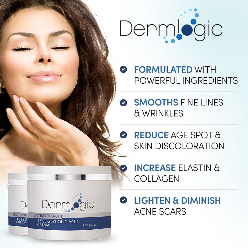 Glycolic Cream 15% - Anti Aging Exfoliator to Smooth Away Fine Lines & Wrinkle. gallery