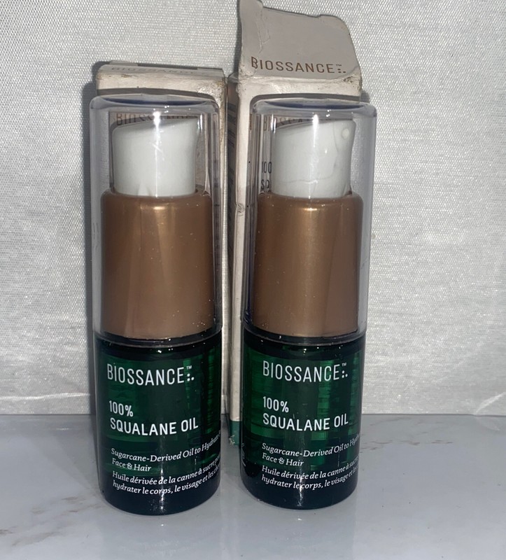 Lot Of 2-100% Squalane Oil 0.4 oz /12 mL Travel Size