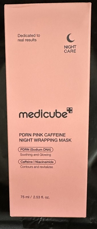 Medicube PDRN Pink Caffeine Night Wrapping Mask 75ml Nighttime Skin Care
