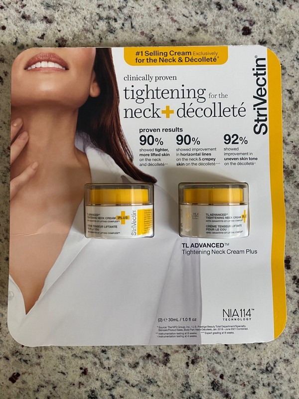 StriVectin TL Advanced Tightening Neck Cream PLUS – 1.0 oz (2-Pack)
