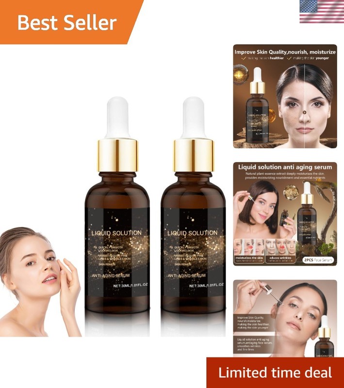 Revitalizing 2PCS Liquid Face Serum – Natural Solution for Youthful Skin