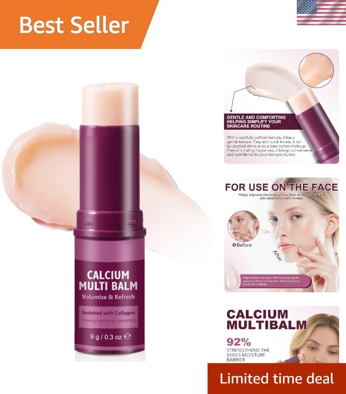 Wearable Calcium & Collagen Balm Stick – 72-Hour Moisture for All Skin Types
