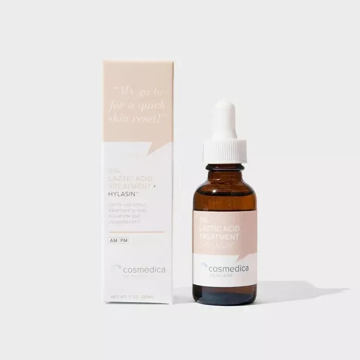 Cosmedica Skincare 5% Lactic Acid Treatment Hylasyn Dark Spot Corrector 1 fl oz