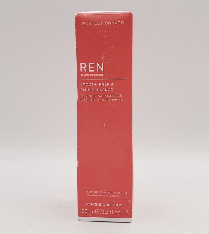 REN Perfect Canvas Smooth Prep Plump Essence 100ml Clean Sensitive Skincare Glow