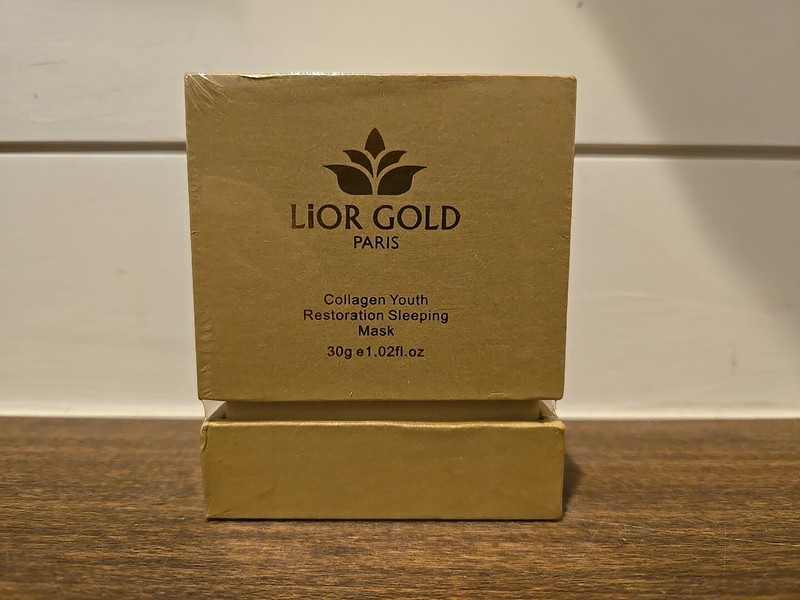LiOR Gold Paris Anti-Aging Collagen Youth Restoration Sleeping Mask, 1.02 oz
