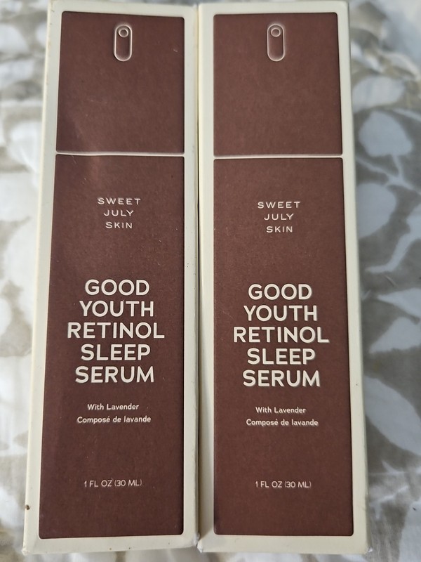 3X SWEET JULY SKIN Good Youth Retinol Sleep Serum Lavender,Retinol, Lactic Acid
