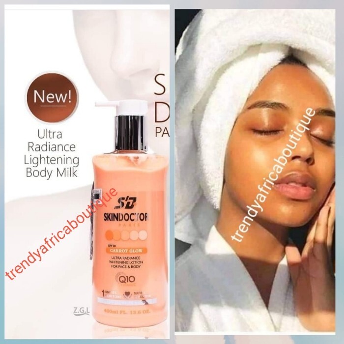 4pcs. Skin Doctor Paris Carrot Glow Lotion, Shower Gel, Face Cream & Serum Spf30 gallery