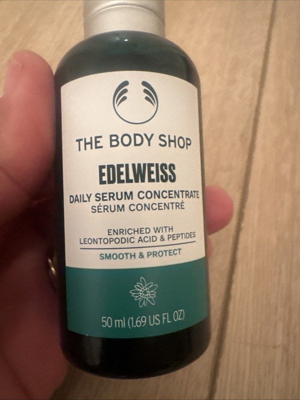 THE BODY SHOP EDELWEISS Daily Serum Concentrate BIG SIZE 1.69 oz/50ml . NEW gallery