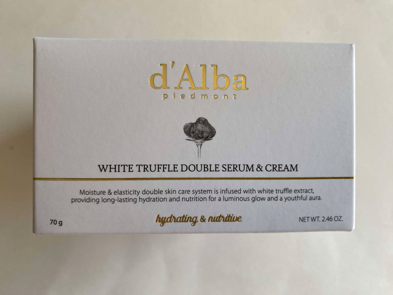 d’Alba Piedmont White Truffle Double Serum & Cream ( 2.46 oz. ) EXP:05/2027 NEW