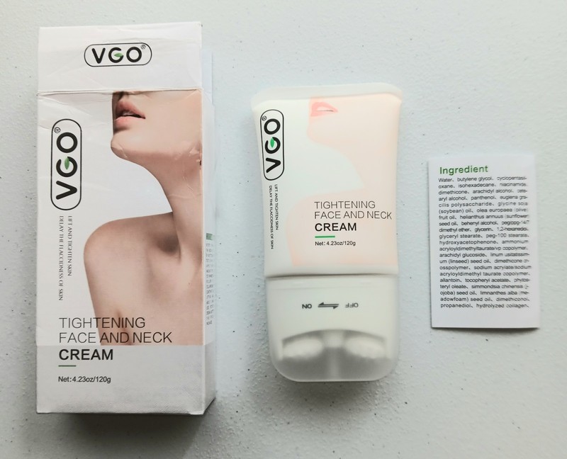 New VGO Tightening Face And Neck Skin Cream 4.23 Oz Anti Aging Fade Wrinkles