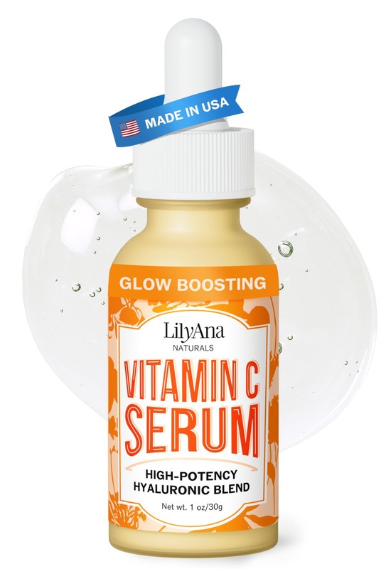 LilyAna Naturals Vitamin C Serum for Face with 1 Ounce (Pack of 1), C