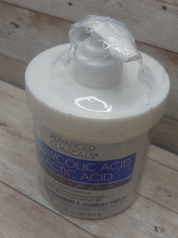 10% Glycolic Acid, Lactic Acid, Exfoliating Body Cream, 16 oz (454 g) gallery