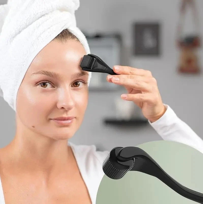 Derma Skin Roller 540 Titanium Micro Needle Anti Ageing Hair Regeneration Growth gallery