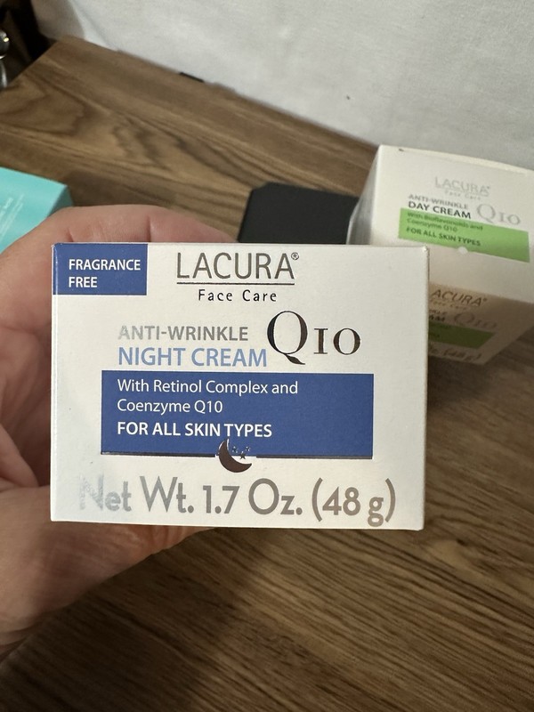 LACURA 3 Pack: Q10 Day & Night Creams w/ H20 Aqua Gel, Anti-Aging Skin Care Set gallery