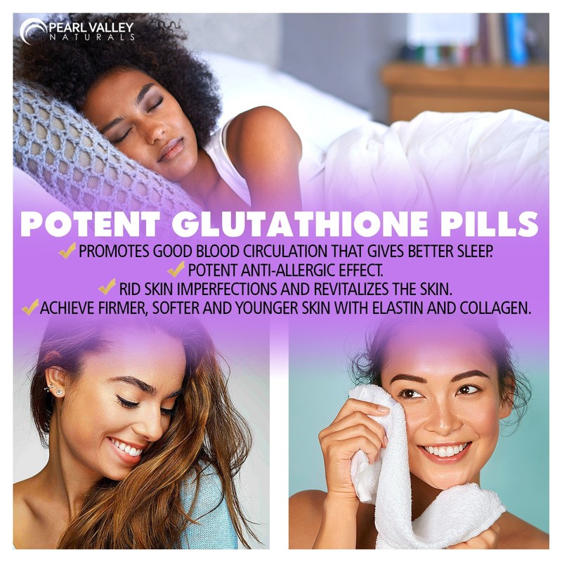 L Glutathione Collagen Skin Whitening Lightening Dark Spots Acne & Scar Removal gallery