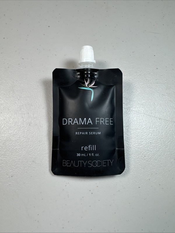 Beauty Society Drama Free Repair Serum Refill, 1 oz New