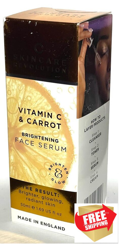 Vitamin C & Carrot~ Brightening ~ Face Serum for Brighter, Glowing skin.