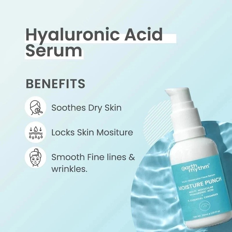 Earth Rhythm 3% POLYGLUTAMIC MOISTURE BOOST FACE SERUM - 30 ml r996 gallery