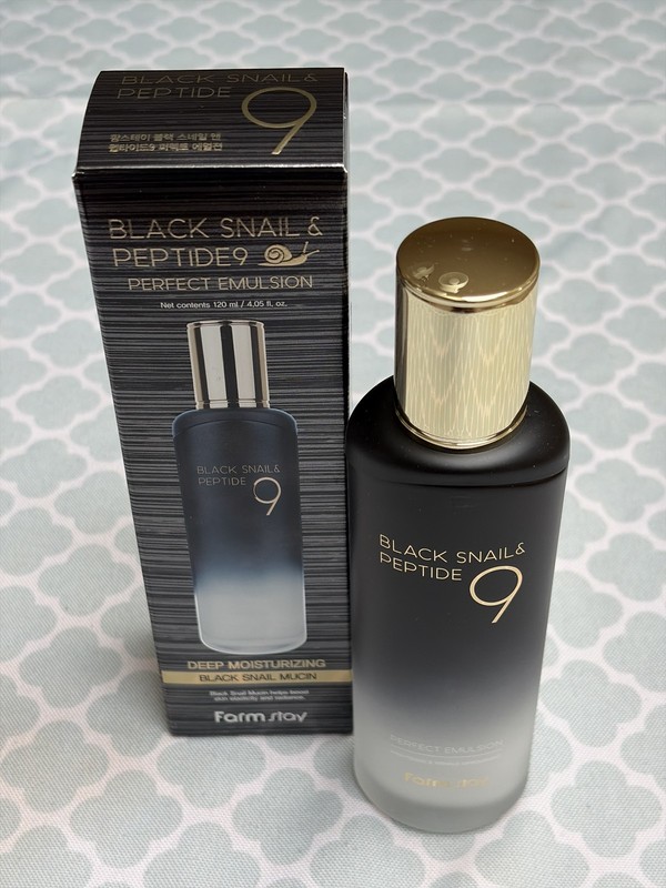 FarmStay Black Snail Peptide9 Emulsion 120ml Exp 04/27