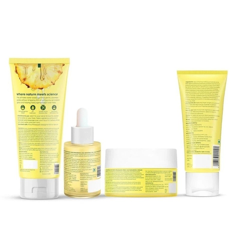 PLIX - THE PLANT FIX Pineapple Depigmentation Regime Kit for Bright & Even Skin gallery