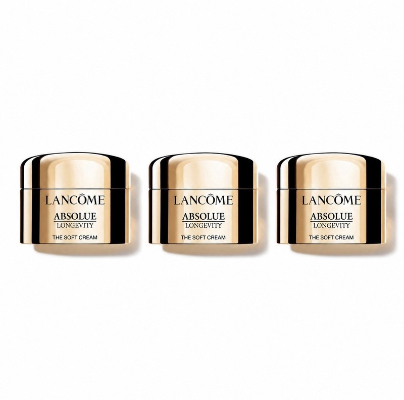 LANCOME ABSOLUE LONGEVITY THE SOFT CREAM (0.16OZ/5ML) NEW IN BOX SET OF 3X