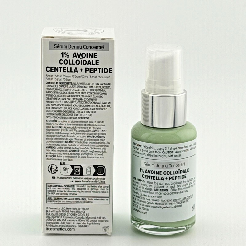 IT Cosmetics Bye Bye Redness Concentrated Derma Serum 1% Colloidal Oatmeal 1oz gallery