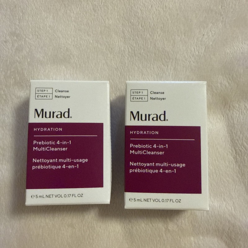 2-Murad Hydration Prebiotic 4-in-1 Multicleanser 5ml/0.17fl.oz. New In Box