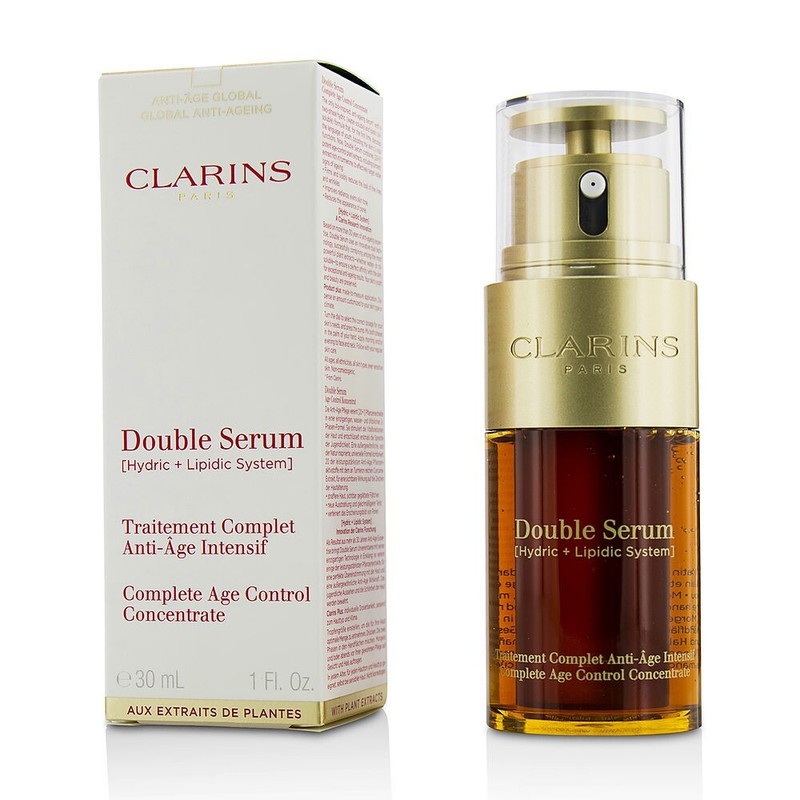 Clarins Double Serum Complete Age Control Concentrate for Women 1 oz – 30 ml