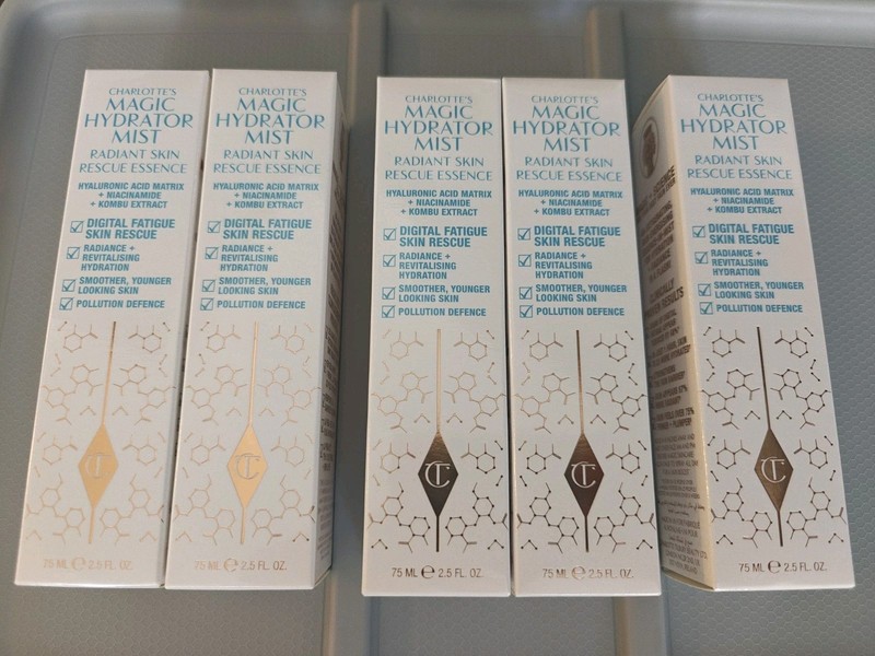5 CHARLOTTE TILBURY MAGIC HYDRATOR MIST Face Spray Full Size/75ml/2.5oz NEW LOT