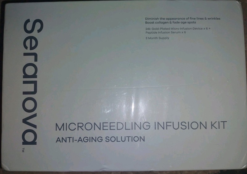 Seranova – Micro Needling Infusion Kit Anti Aging 3 Month Supply Exp 07/2028