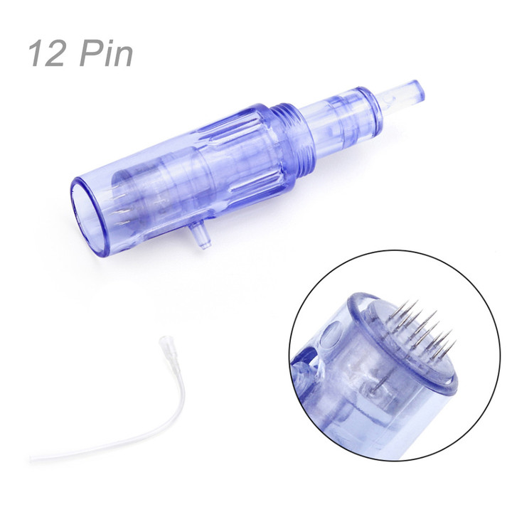 Micro Pen Skin Beauty Machine + Replacement Pins Cartridges 12/36/42/Nano Pins