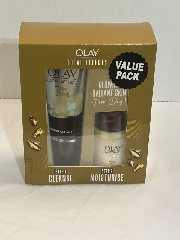 Olay Total Effects 7-In-1 Anti-Aging Day Cream, SPF 15, 50 gr + Face Wash