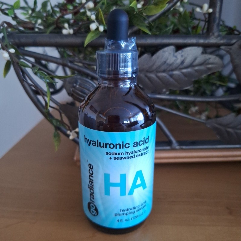 Go Radiance Hyaluronic Acid Serum for Face HA 4 Fl Oz Seaweed Extract SEALED NEW