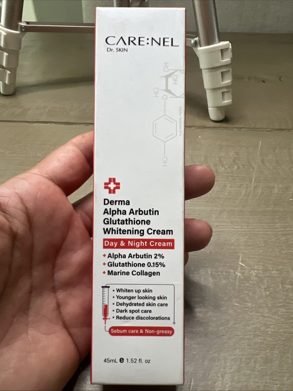 Derma Alpha Arbutin Glutathione Whitening Cream, 1.52 fl oz (45 ml)