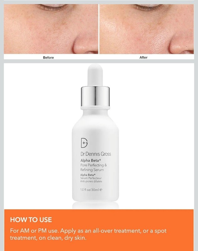 Dr Dennis Gross Alpha Beta Pore Perfecting Refining Filter Effect Blur Serum 1oz gallery