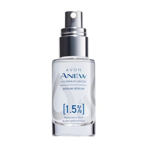 1 Avon Anew Hydra Fusion Face Serum 1.5% Hyaluronic Acid Anti Aging 1 fl oz