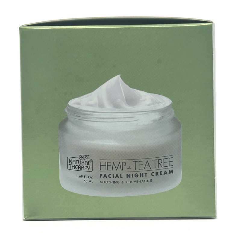 Natural Therapy Hemp + Tea Tree Hydrating & Purifying Night Cream 1.69oz gallery