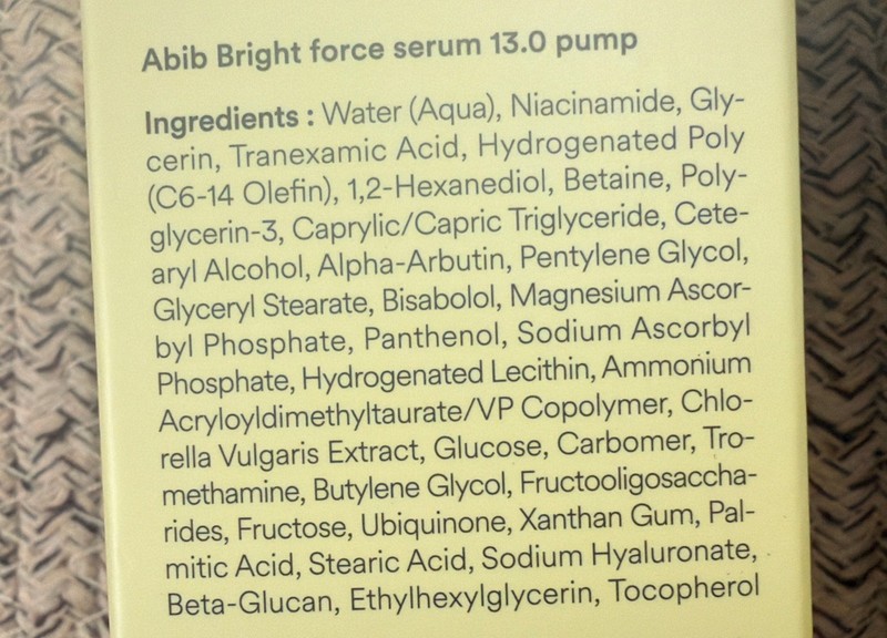 Abib 13.0 Bright Force Serum Niacinamide 10% TXA 3% 30mL/1.01fl.oz. NIB SEALED gallery