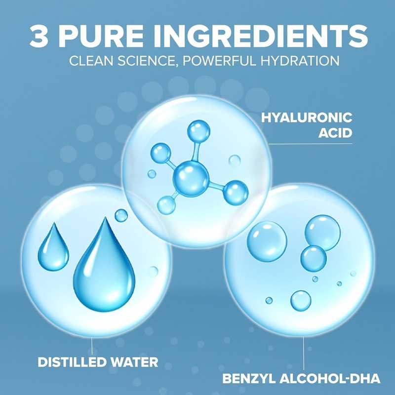 Natural Hyaluronic Acid Serum 1 Fl Oz - Hydrating Anti-Aging Facial Moisturizer gallery