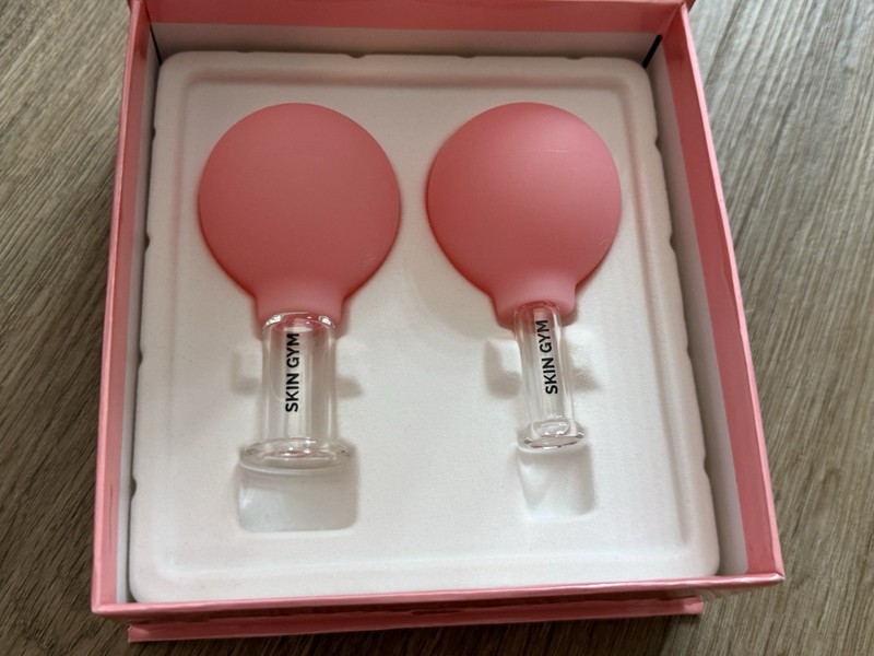 Skin Gym Glowy Glass Face Cupping Set Lymphatic Therapy gallery
