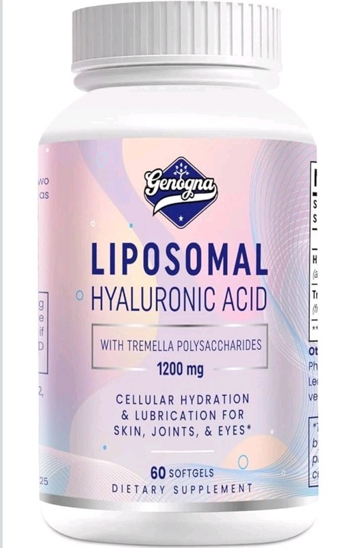 Liposomal Hyaluronic Acid Supplements 1200mg-High Bioavailable Dietary Hyalur…