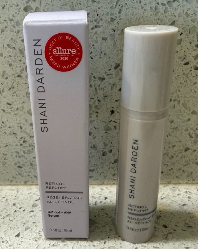 SHANI DARDEN Skin Care RETINOL REFORM .30 oz. /10 mL LARGER TRAVEL SIZE MINI NIB