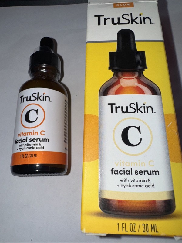 TruSkin Vitamin C Hydrating Facial Serum, Anti Aging Vitamin E + Hyaluronic Acid