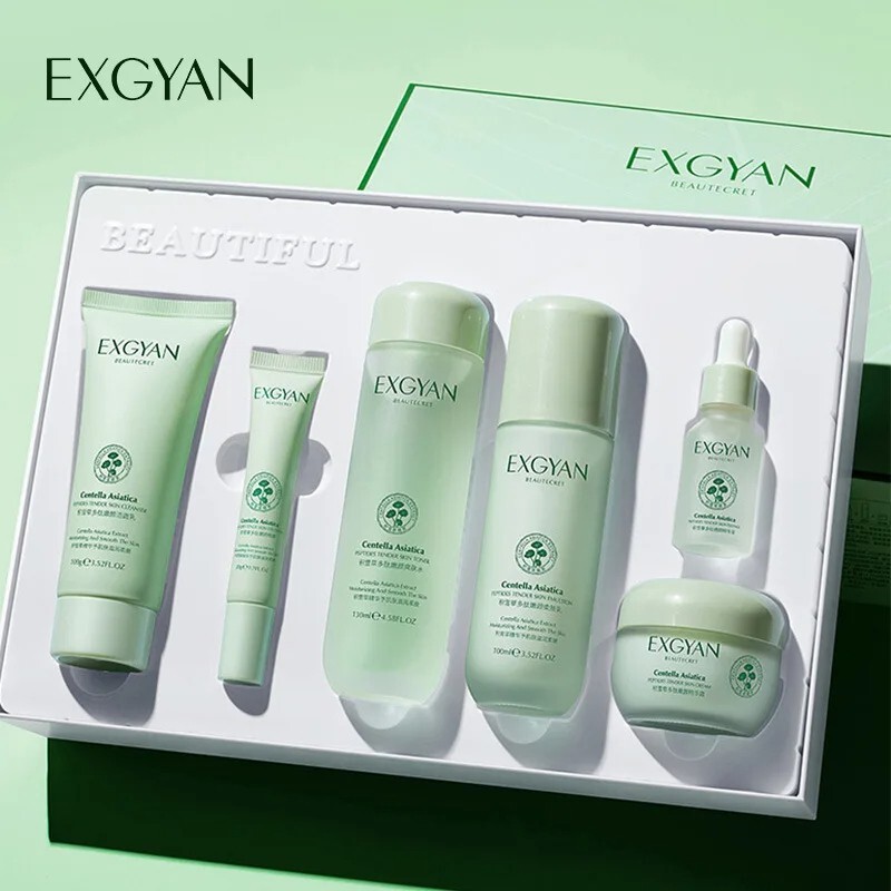 Centella Skin Care Set Aloe Moisturizing Oil-controlling Face Serum Cream Lotion